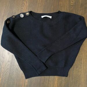 Zara Knit Sz S Pullover Sweater Cropped